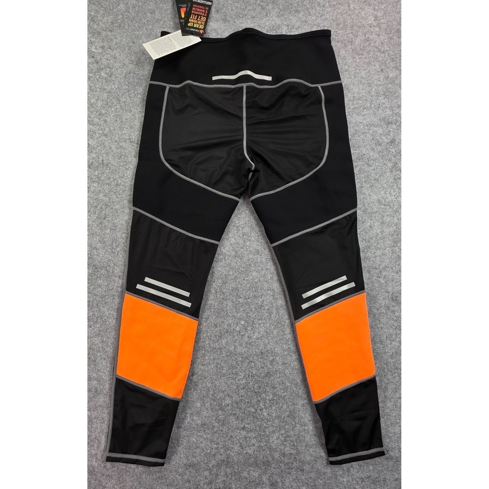 SAUNATEK Men's Neoprene Sweat Sauna Body Shaper Pants Waist Trainer Leggings 2XL - Picture 6 of 6